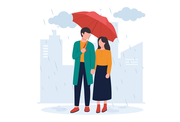 付き合う前の雨の日デート 実は二人の距離を縮める幸運の雨だって知ってた くらシェアblog